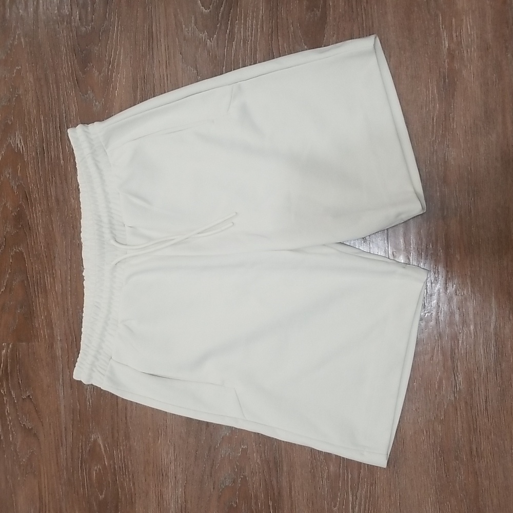 (L) ZARA Neutral Drawstring Relaxed Loungewear Casual Weekend Comfortable